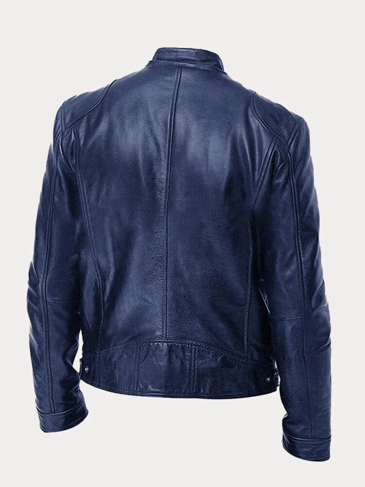 Veste en Cuir Homme