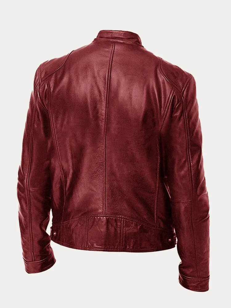 Veste en Cuir Homme
