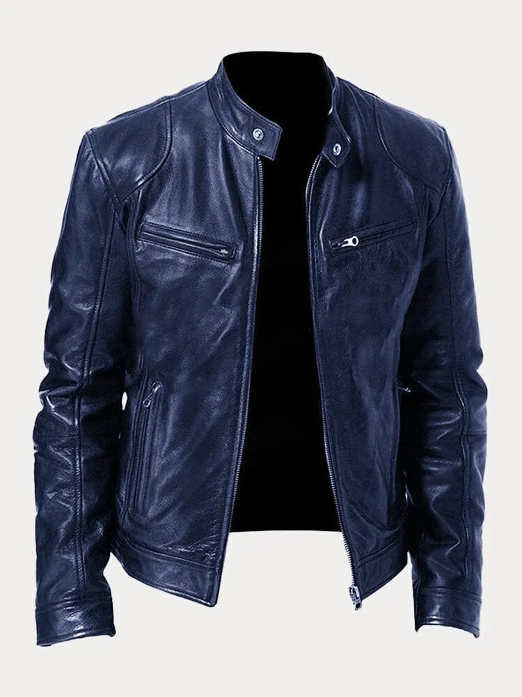 Veste en Cuir Homme