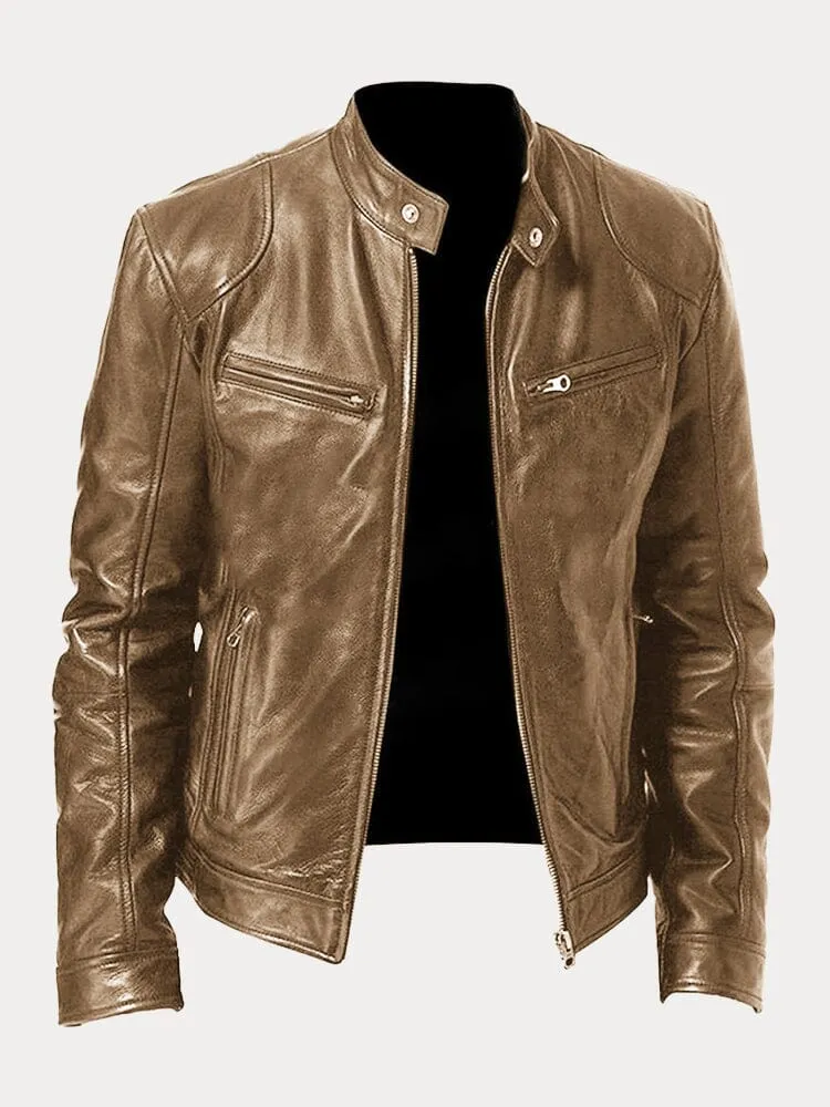 Veste en Cuir Homme