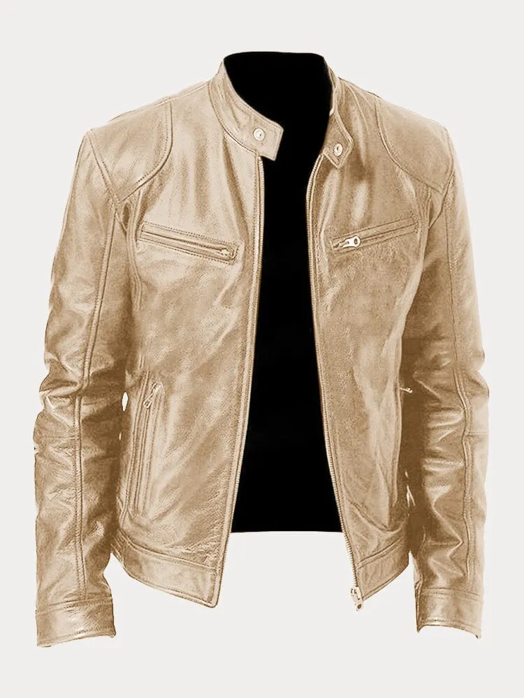 Veste en Cuir Homme