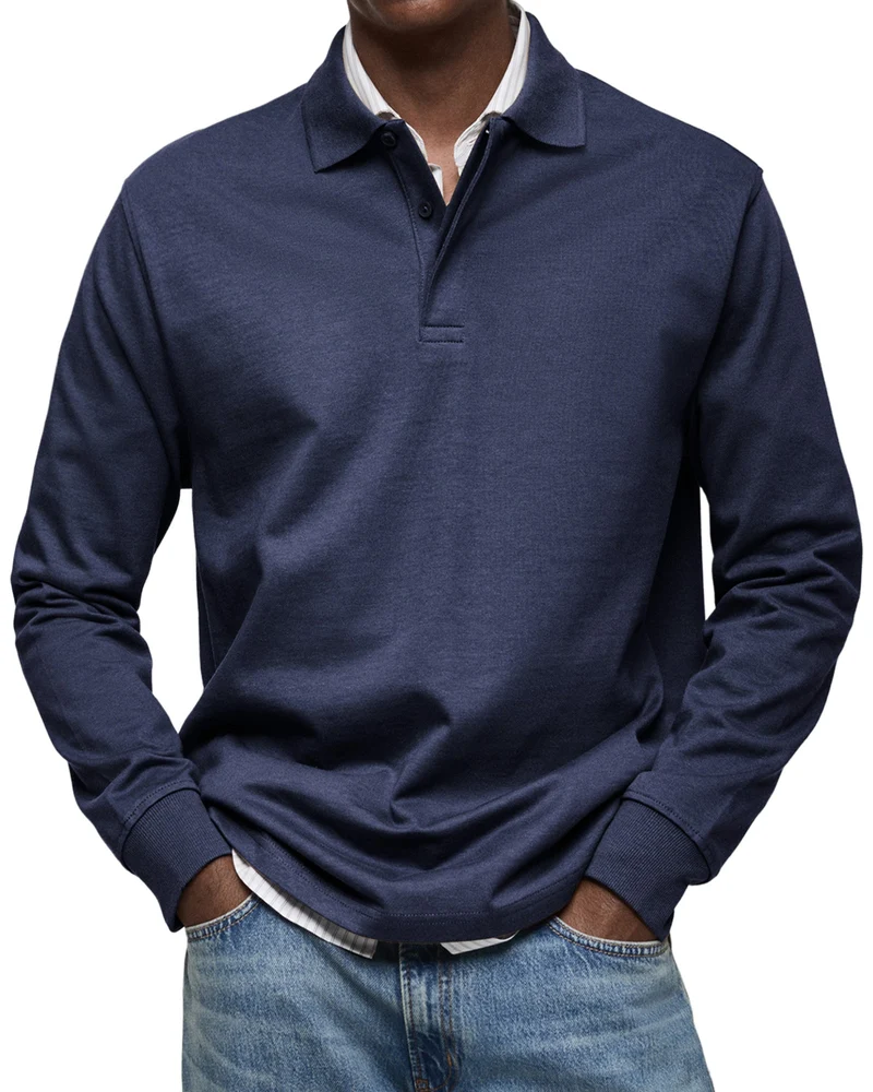 Polo Homme Manches Longues