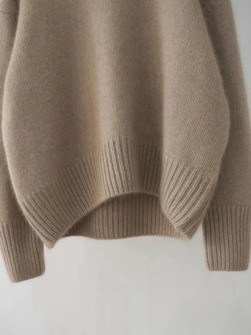 Pull Col Roulé Femme en Cachemire