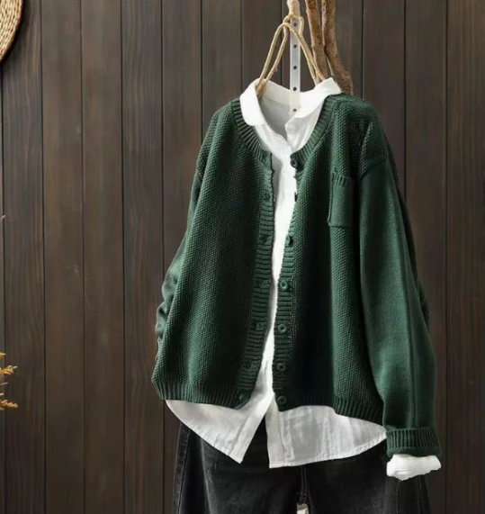 Cardigan Oversize à Poches Femme