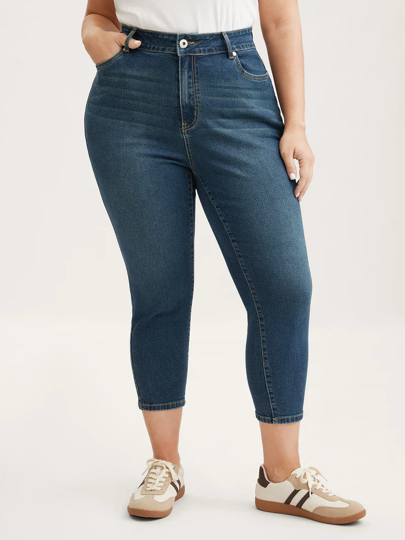 Butt Lift Mid-Rise Skinny-Fit Jeans