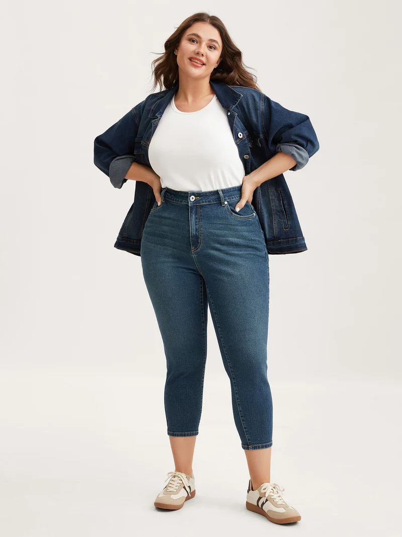 Butt Lift Mid-Rise Skinny-Fit Jeans
