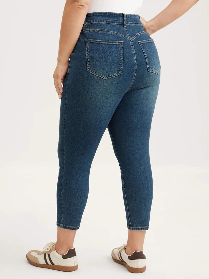 Butt Lift Mid-Rise Skinny-Fit Jeans