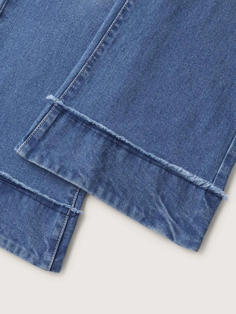 Vintage Raw Hem Bootcut Jeans