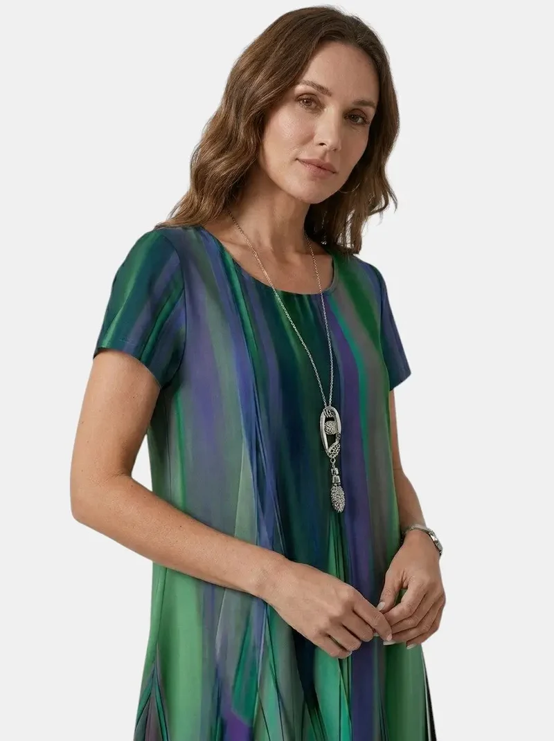 Women's Lightweight Rayon Summer Dress | Flowing Relaxed Fit Casual Style