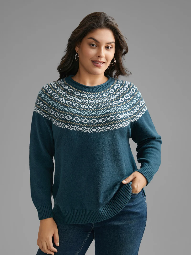 Supersoft Essentials Bandana Round Neck Raglan sleeve Pullover