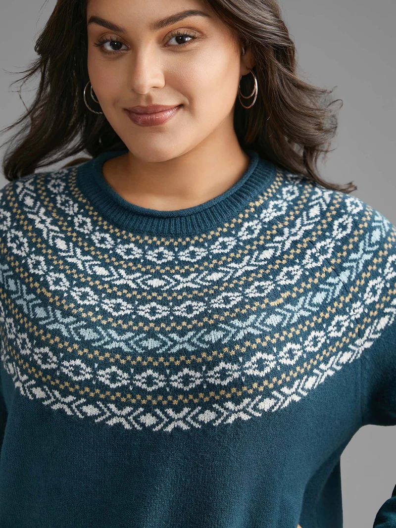 Supersoft Essentials Bandana Round Neck Raglan sleeve Pullover
