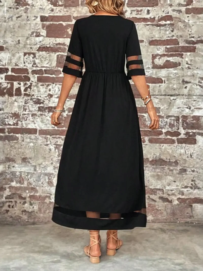 Women's Lightweight Jersey Maxi Dress | Flowy Tummy Control Summer Dress