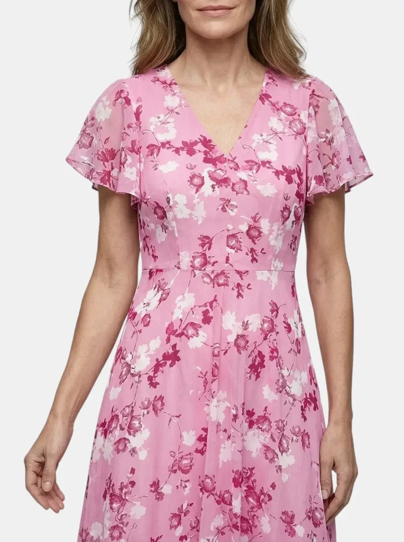 Women's Lightweight Floral Maxi Dress | Elegant Flowing Summer Style