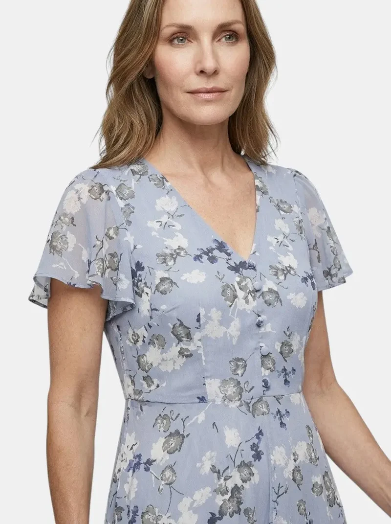 Women's Lightweight Floral Maxi Dress | Elegant Flowing Summer Style