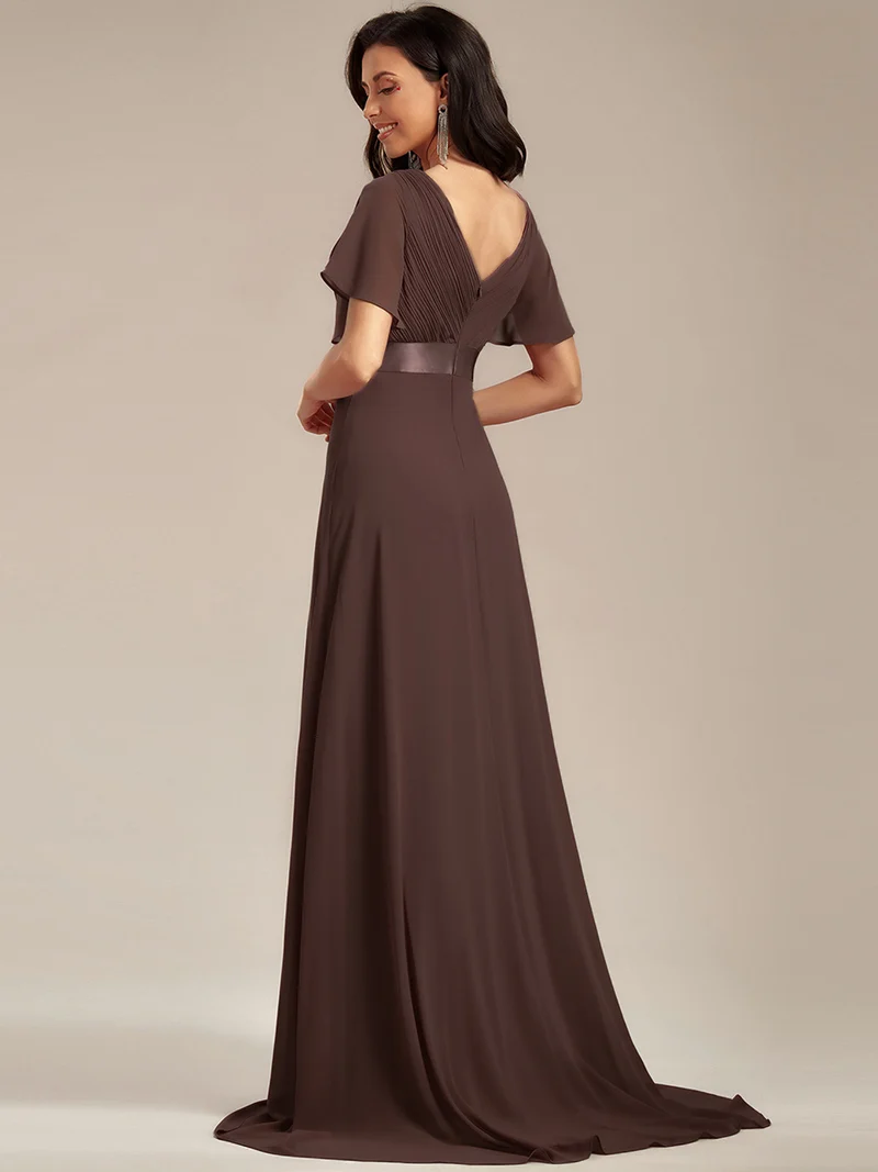 ever MONICA|Robes de demoiselle d'honneur en mousseline taille haute élégantes et fluides