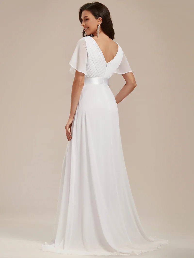 ever MONICA|Robes de demoiselle d'honneur en mousseline taille haute élégantes et fluides