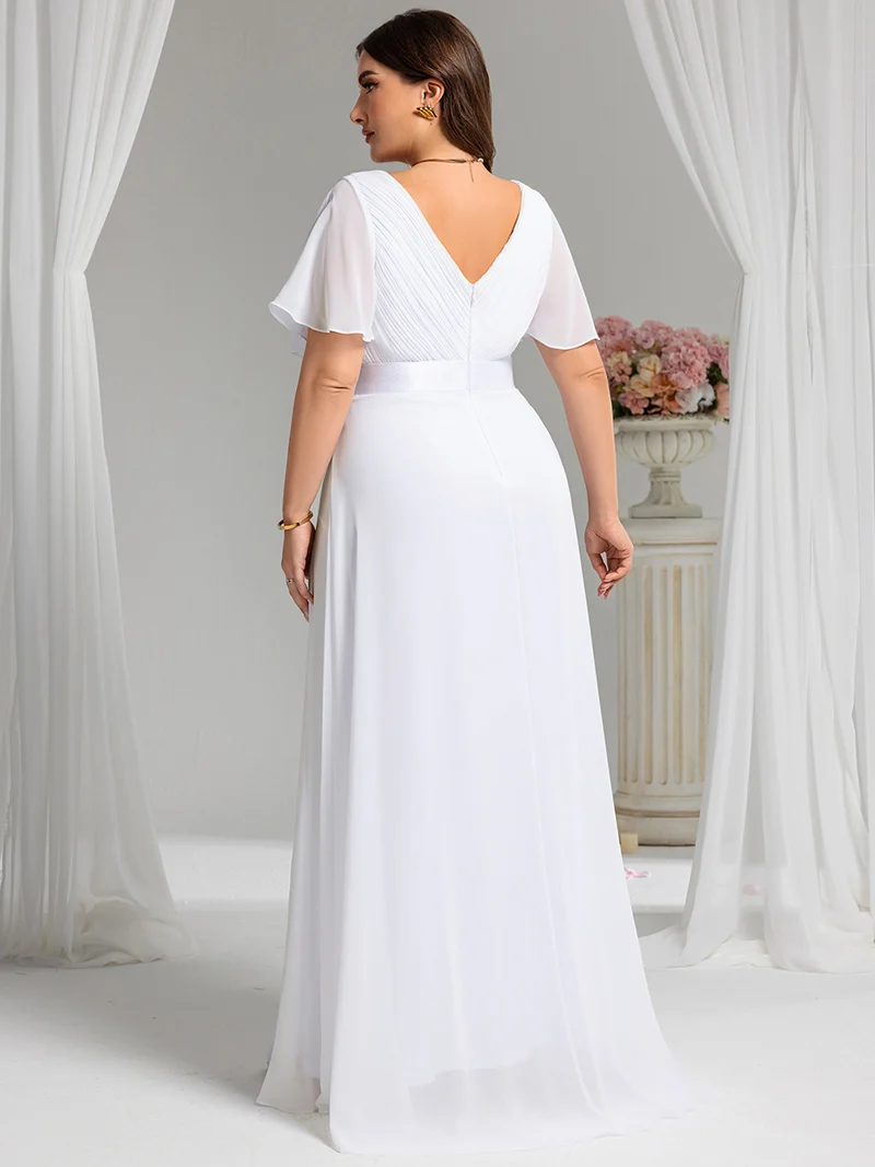 ever MONICA|Robes de demoiselle d'honneur en mousseline taille haute élégantes et fluides