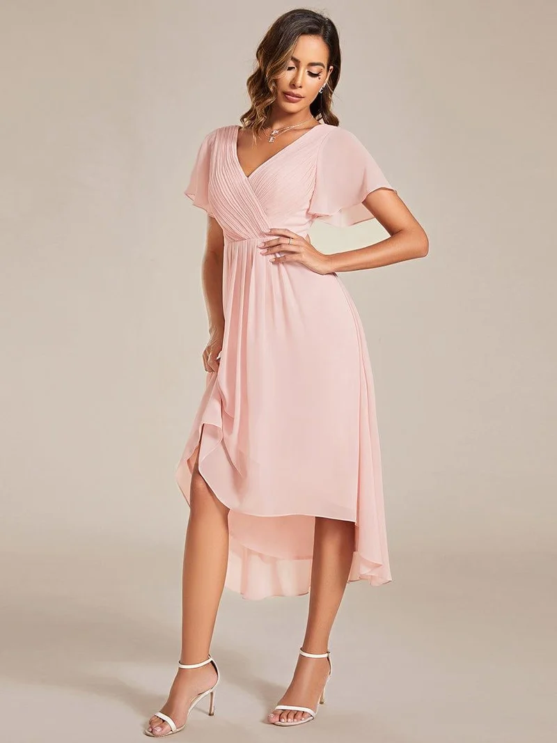 ever FAYE|Robe d'invité de mariage chic à col en V