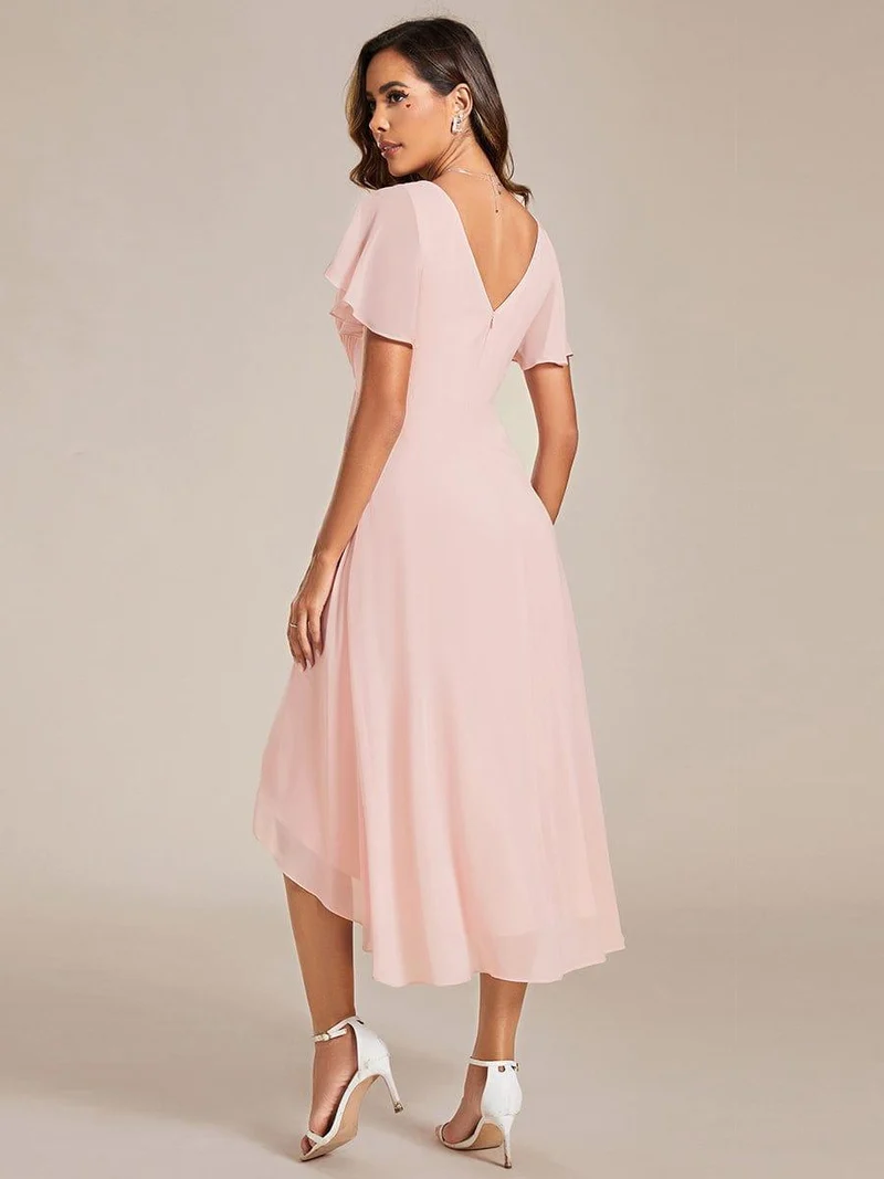 ever FAYE|Robe d'invité de mariage chic à col en V