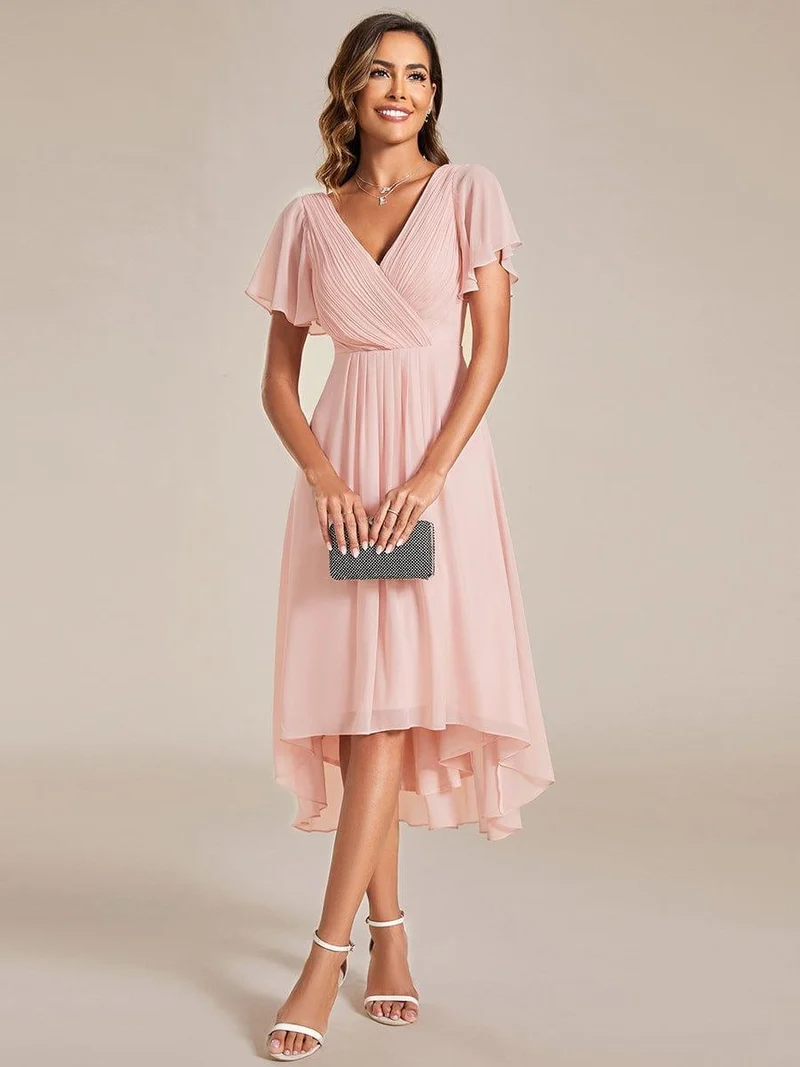 ever FAYE|Robe d'invité de mariage chic à col en V