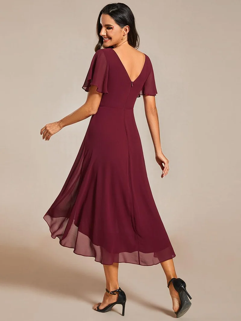 ever FAYE|Robe d'invité de mariage chic à col en V