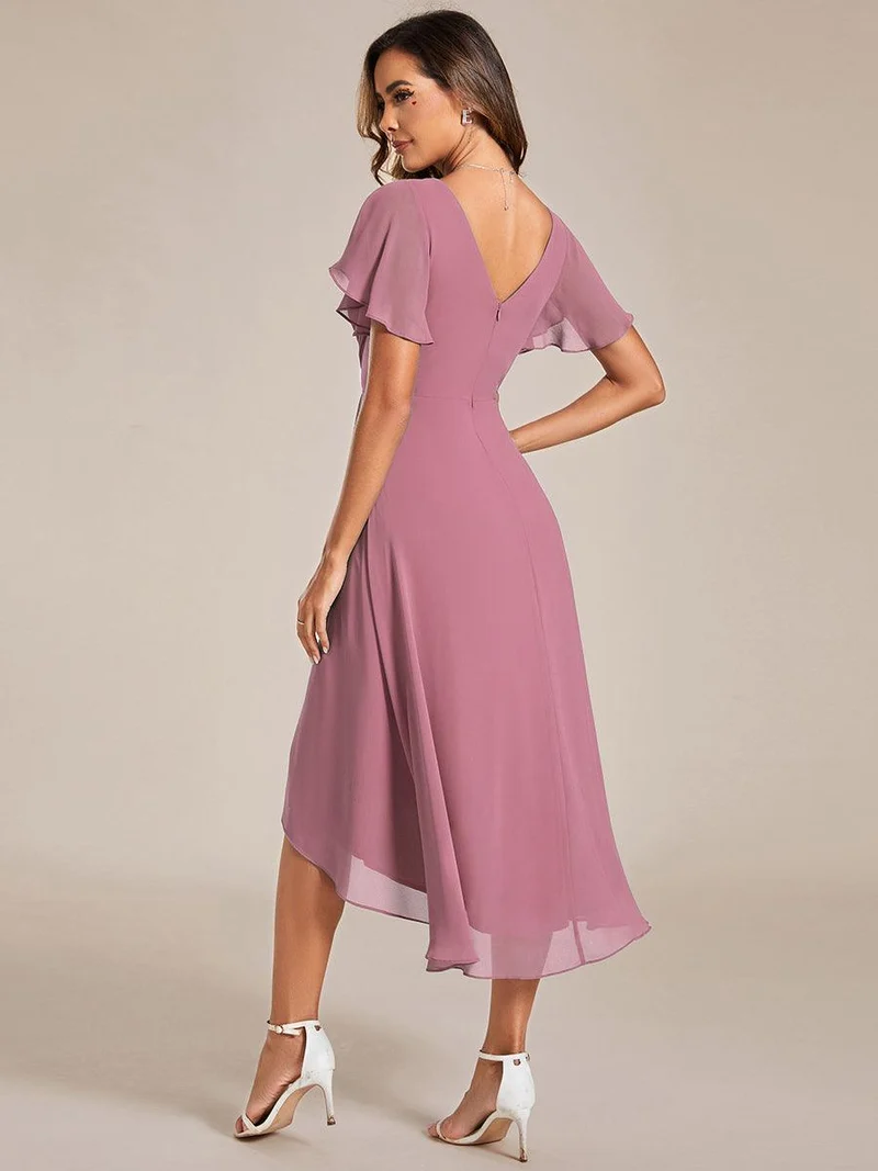 ever FAYE|Robe d'invité de mariage chic à col en V