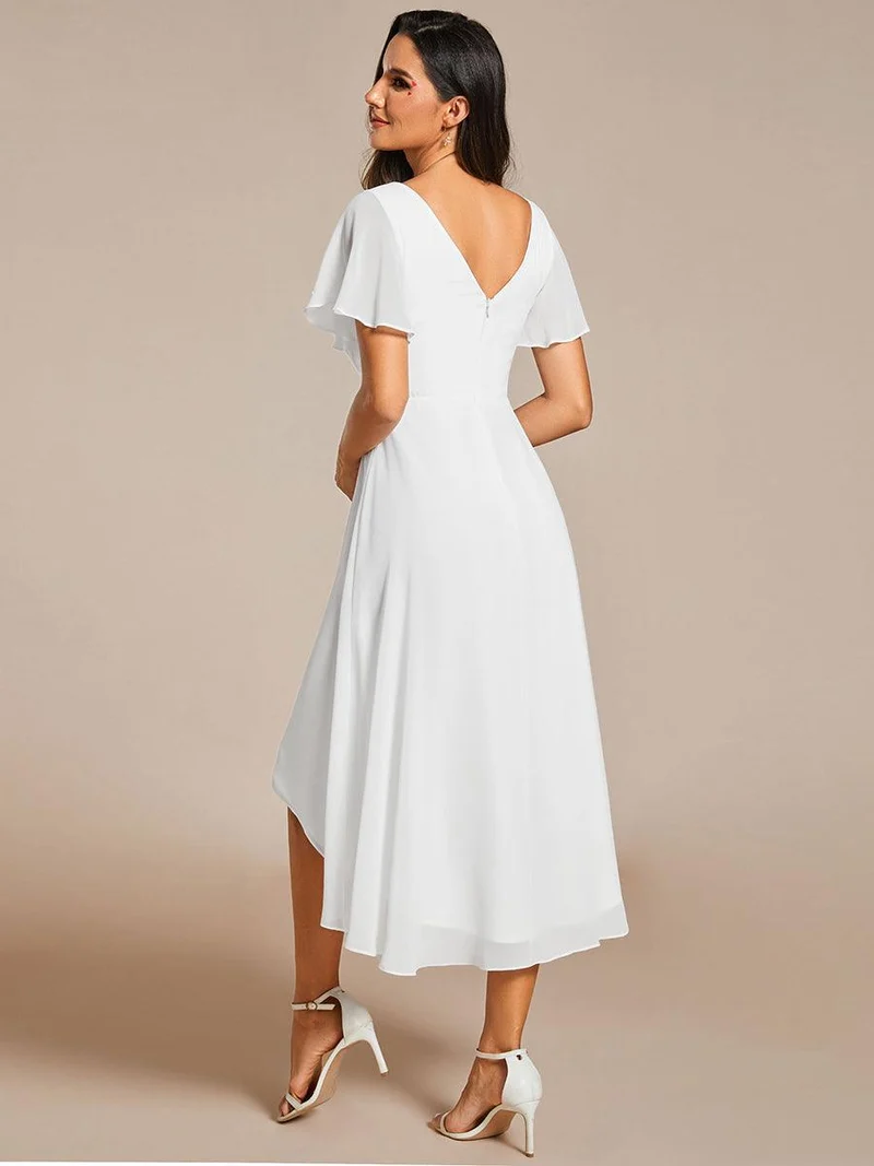ever FAYE|Robe d'invité de mariage chic à col en V