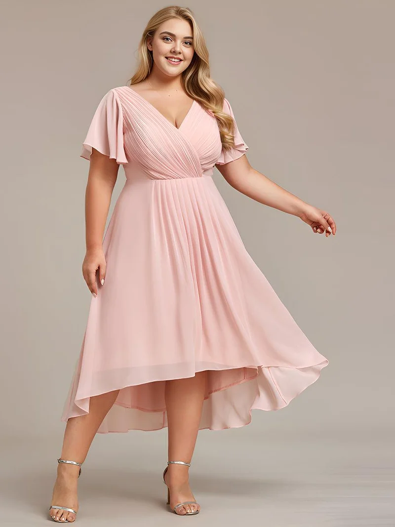 ever FAYE|Robe d'invité de mariage chic à col en V