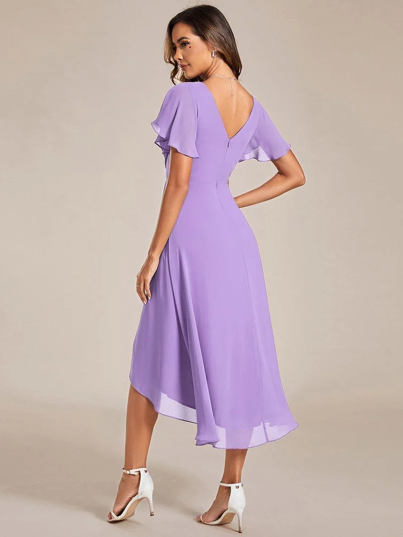 ever FAYE|Robe d'invité de mariage chic à col en V