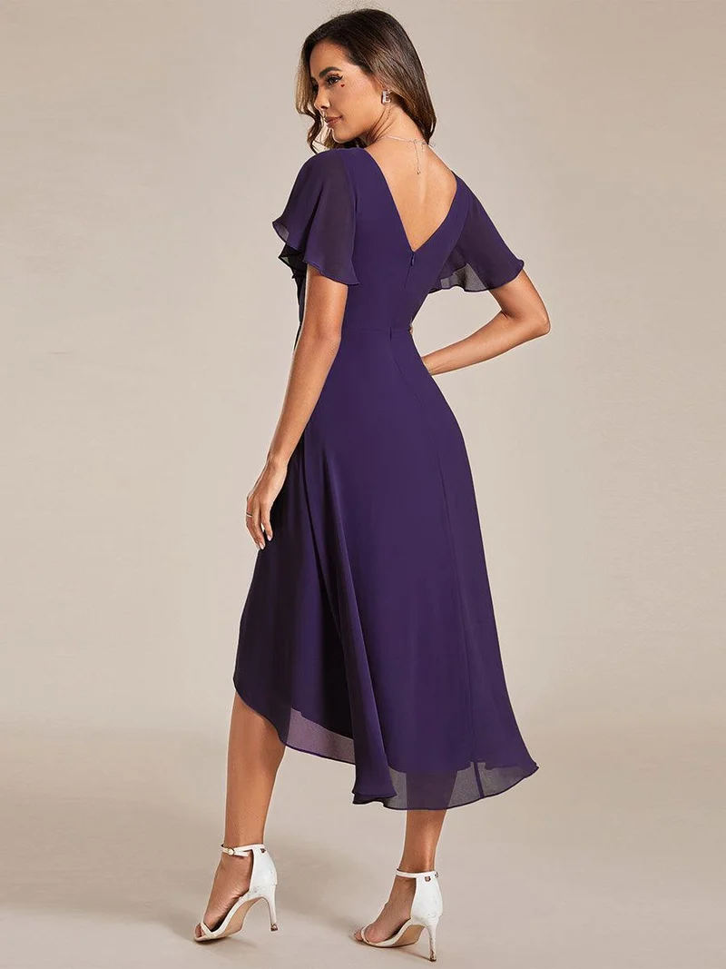 ever FAYE|Robe d'invité de mariage chic à col en V