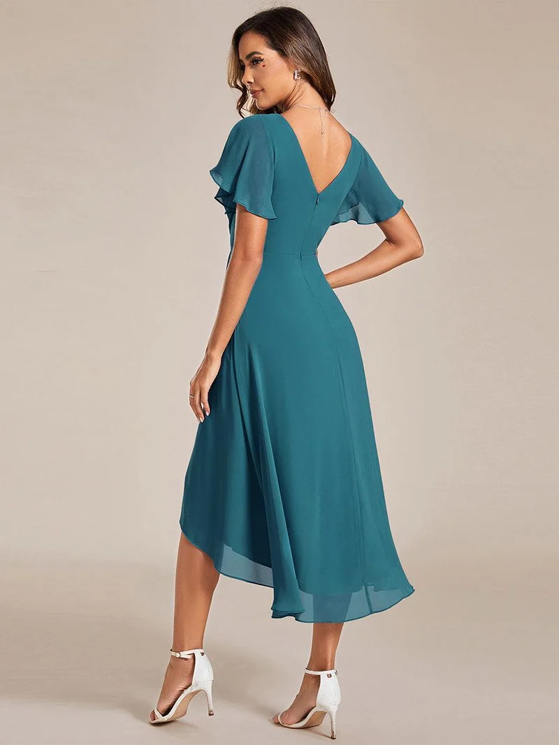 ever FAYE|Robe d'invité de mariage chic à col en V