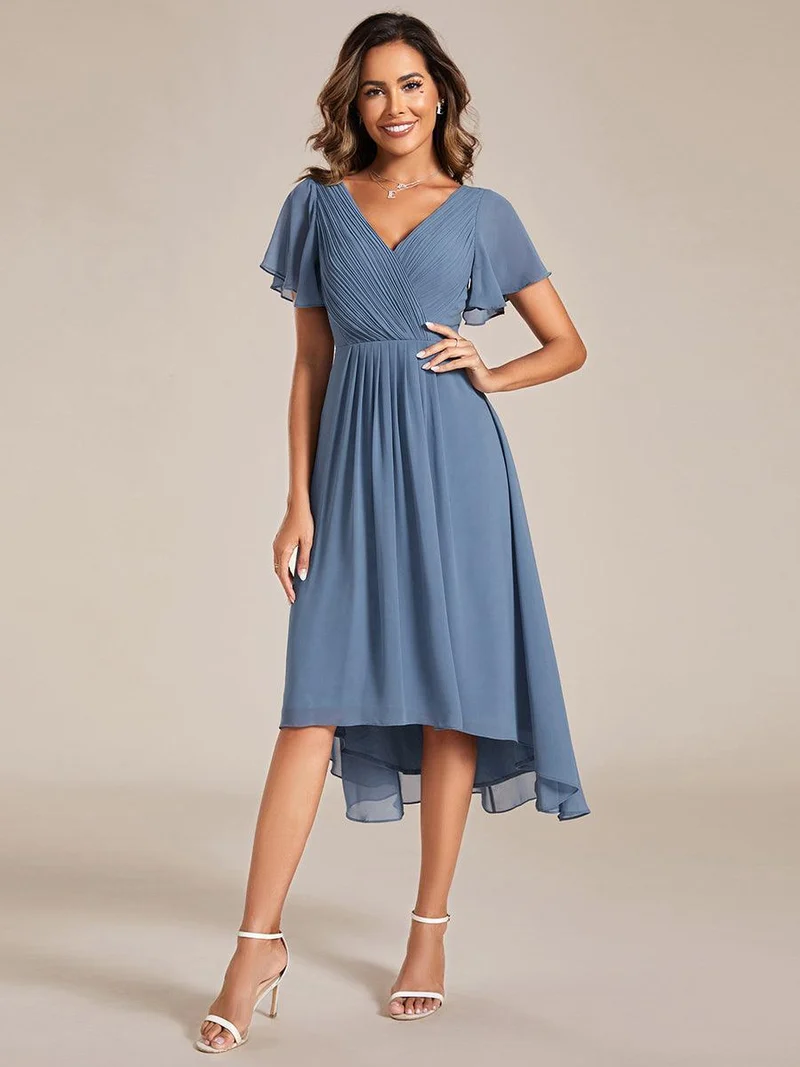 ever FAYE|Robe d'invité de mariage chic à col en V