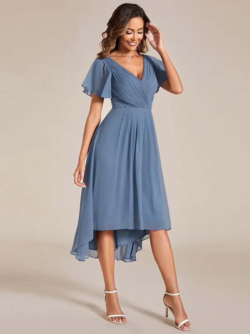 ever FAYE|Robe d'invité de mariage chic à col en V