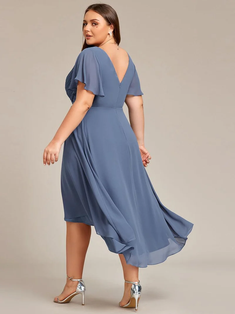 ever FAYE|Robe d'invité de mariage chic à col en V