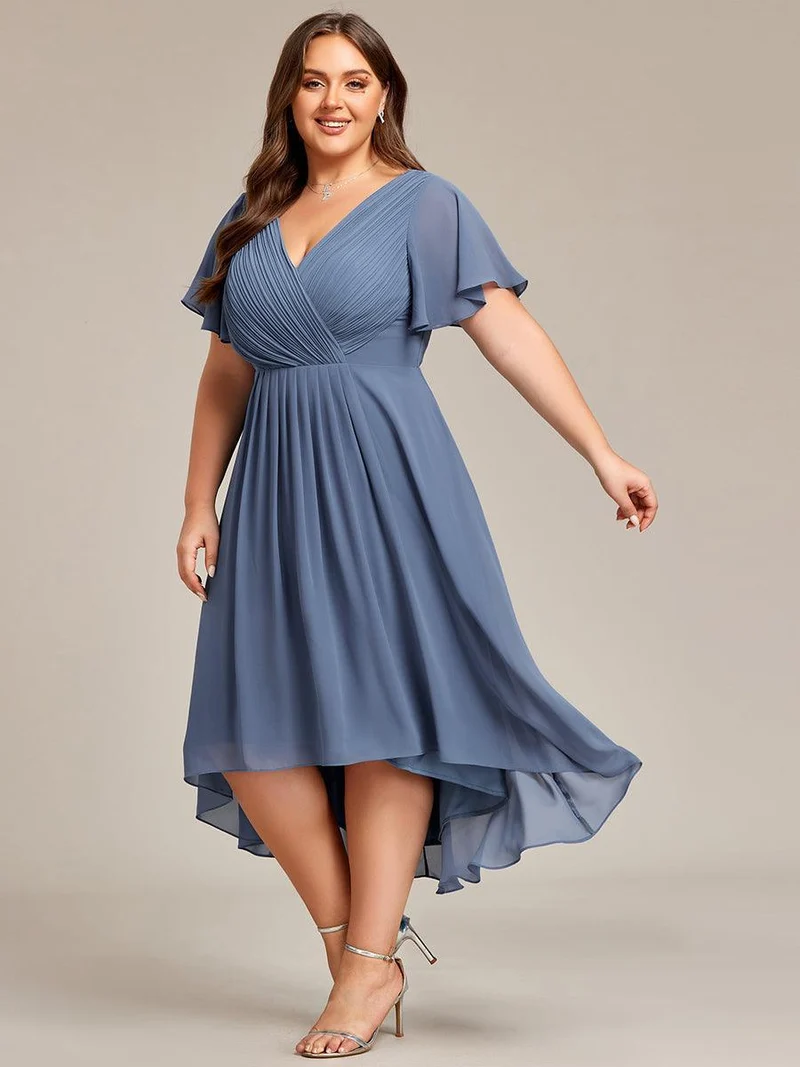 ever FAYE|Robe d'invité de mariage chic à col en V