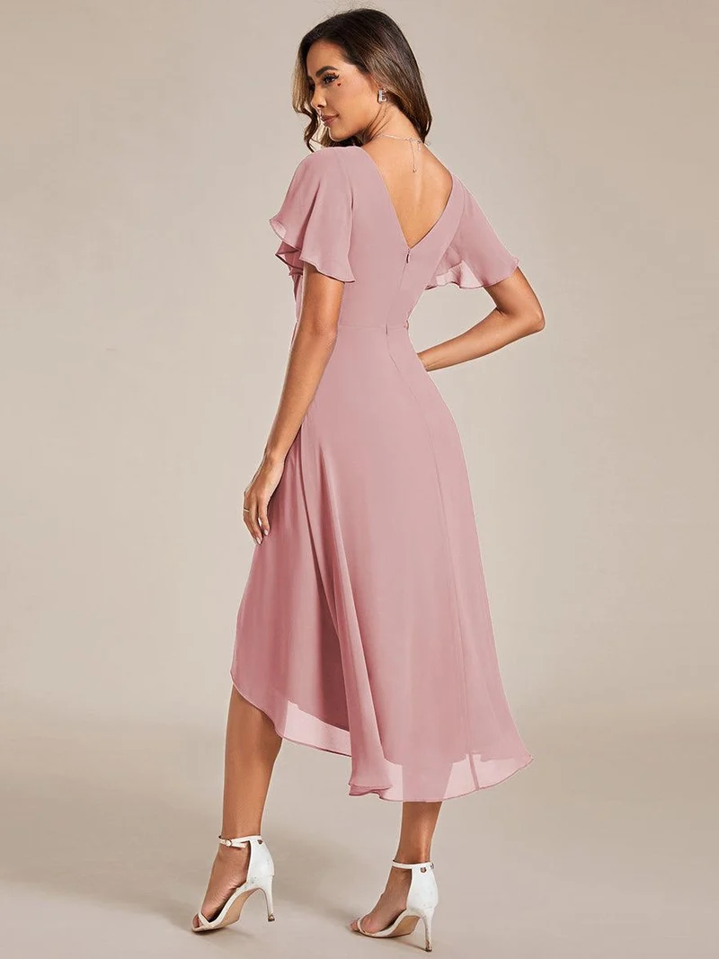 ever FAYE|Robe d'invité de mariage chic à col en V