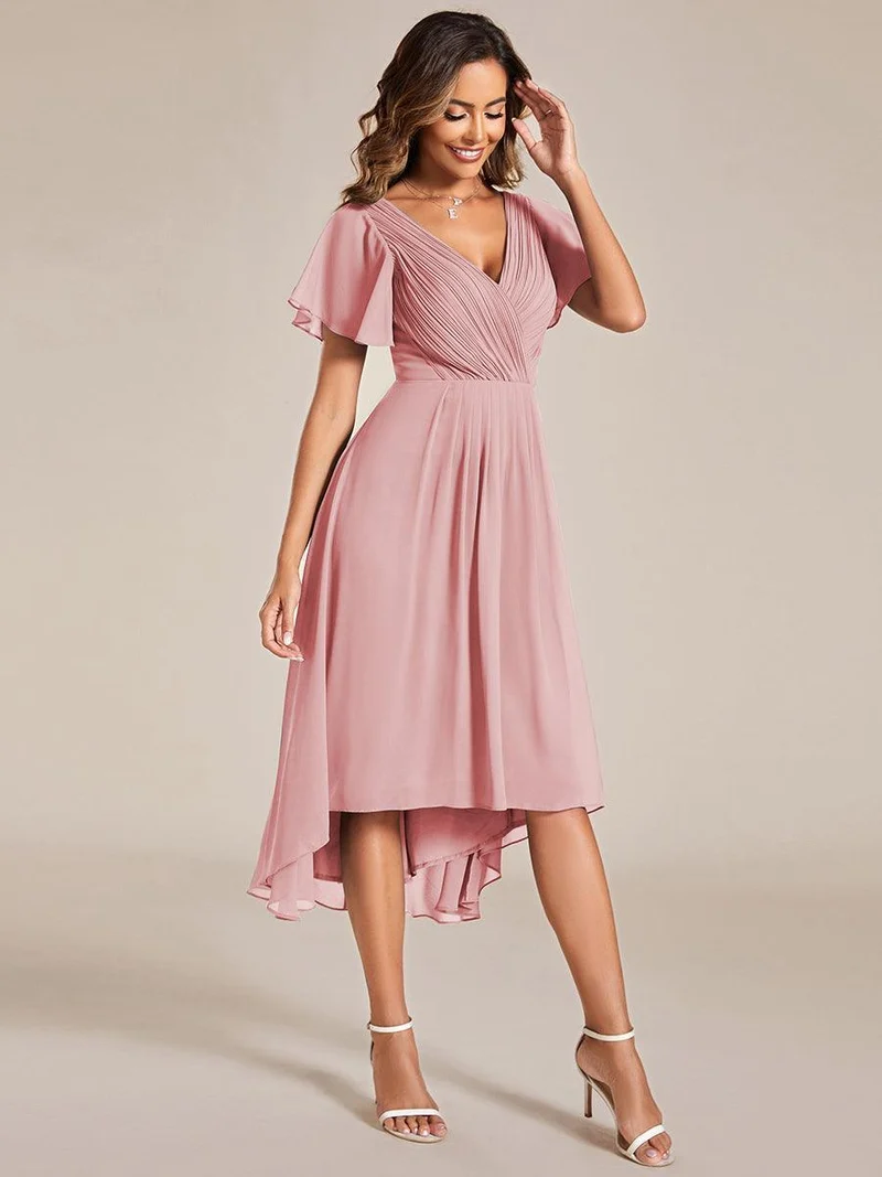 ever FAYE|Robe d'invité de mariage chic à col en V