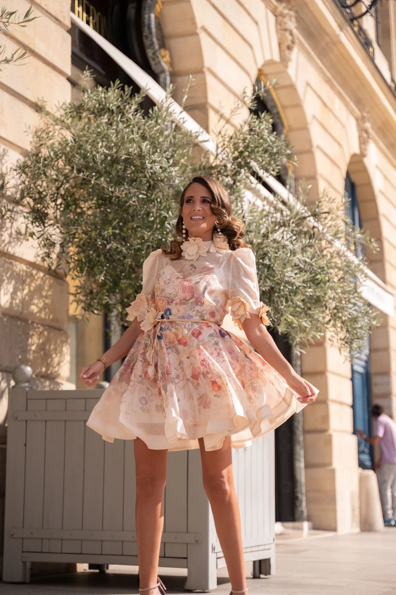 Robe Zimmermann trapèze nude