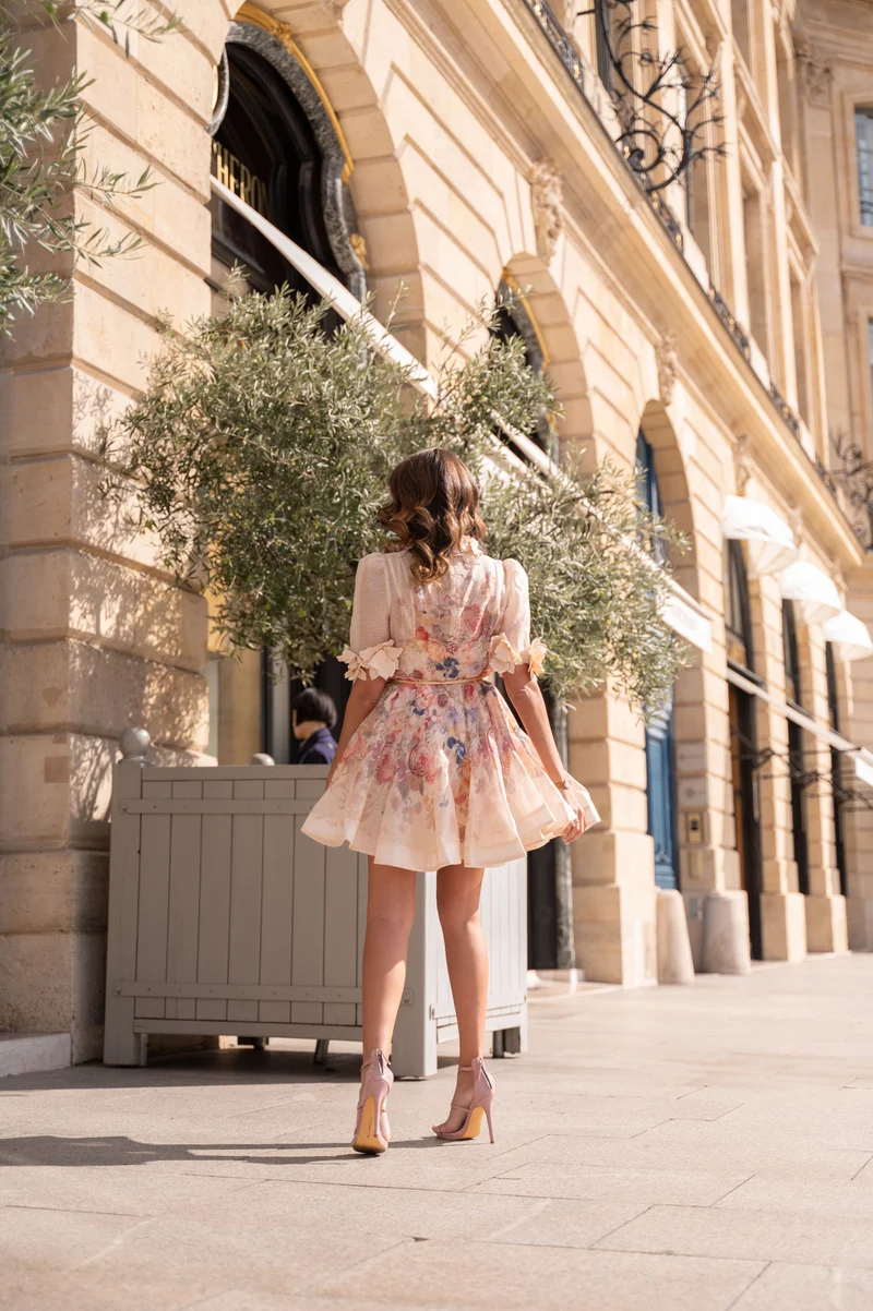 Robe Zimmermann trapèze nude