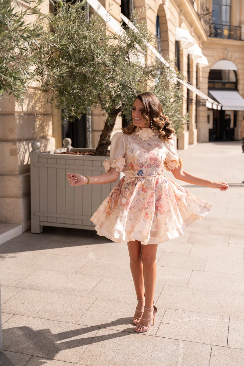 Robe Zimmermann trapèze nude