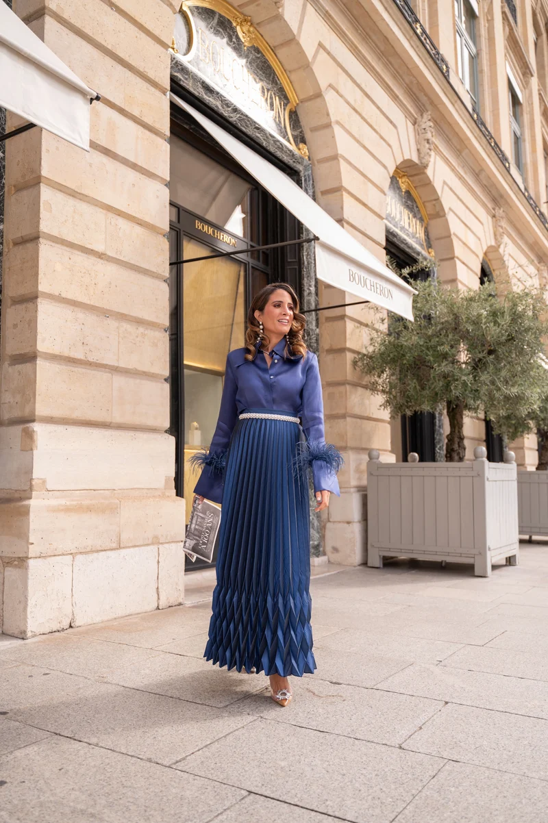 Jupe Renesmée bleu marine