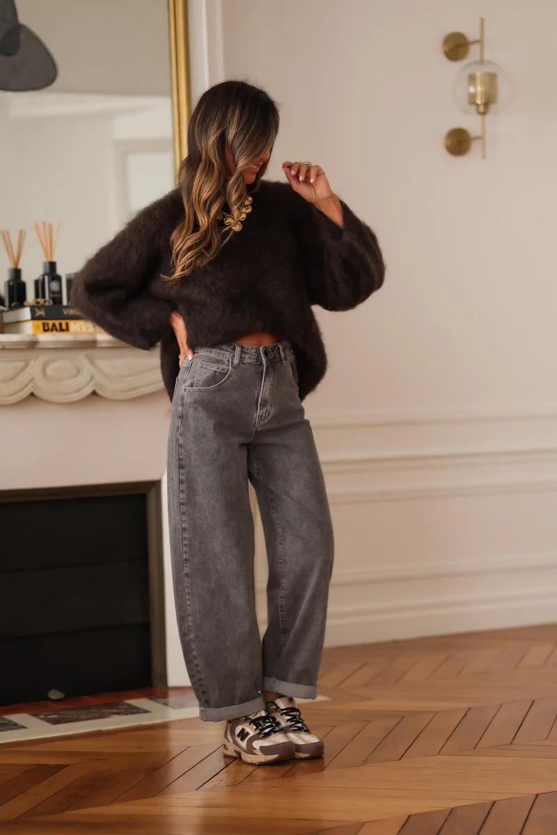 Pull Harper marron