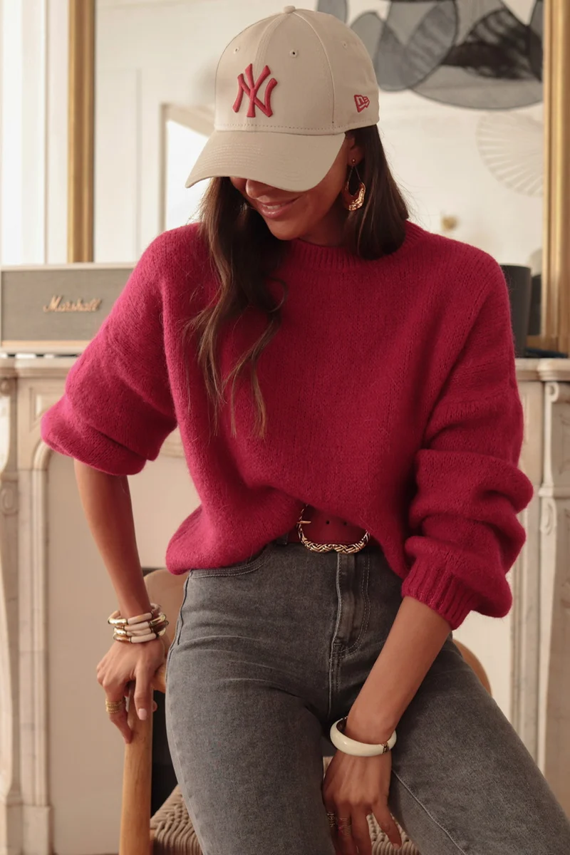 Pull Catalina framboise