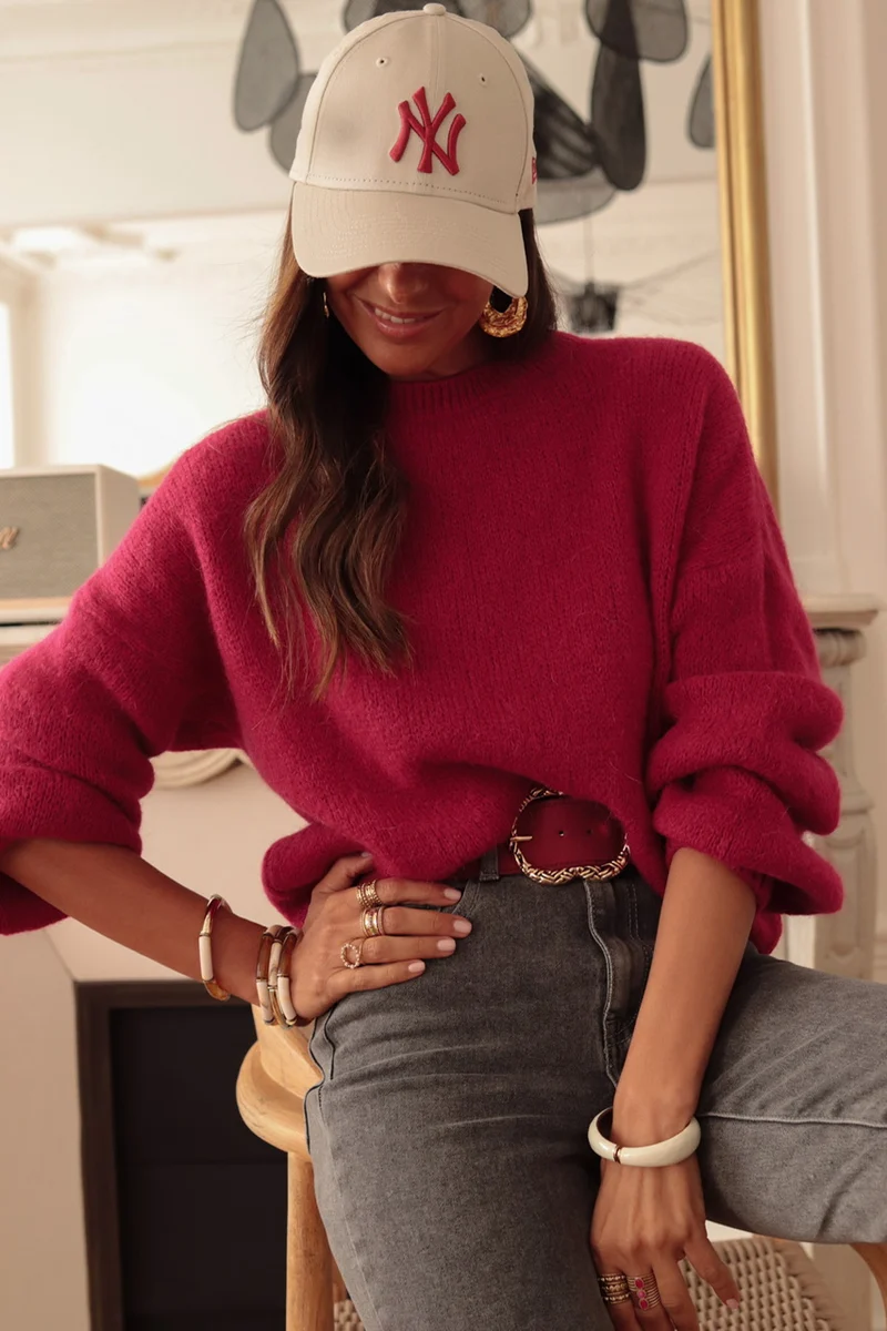Pull Catalina framboise