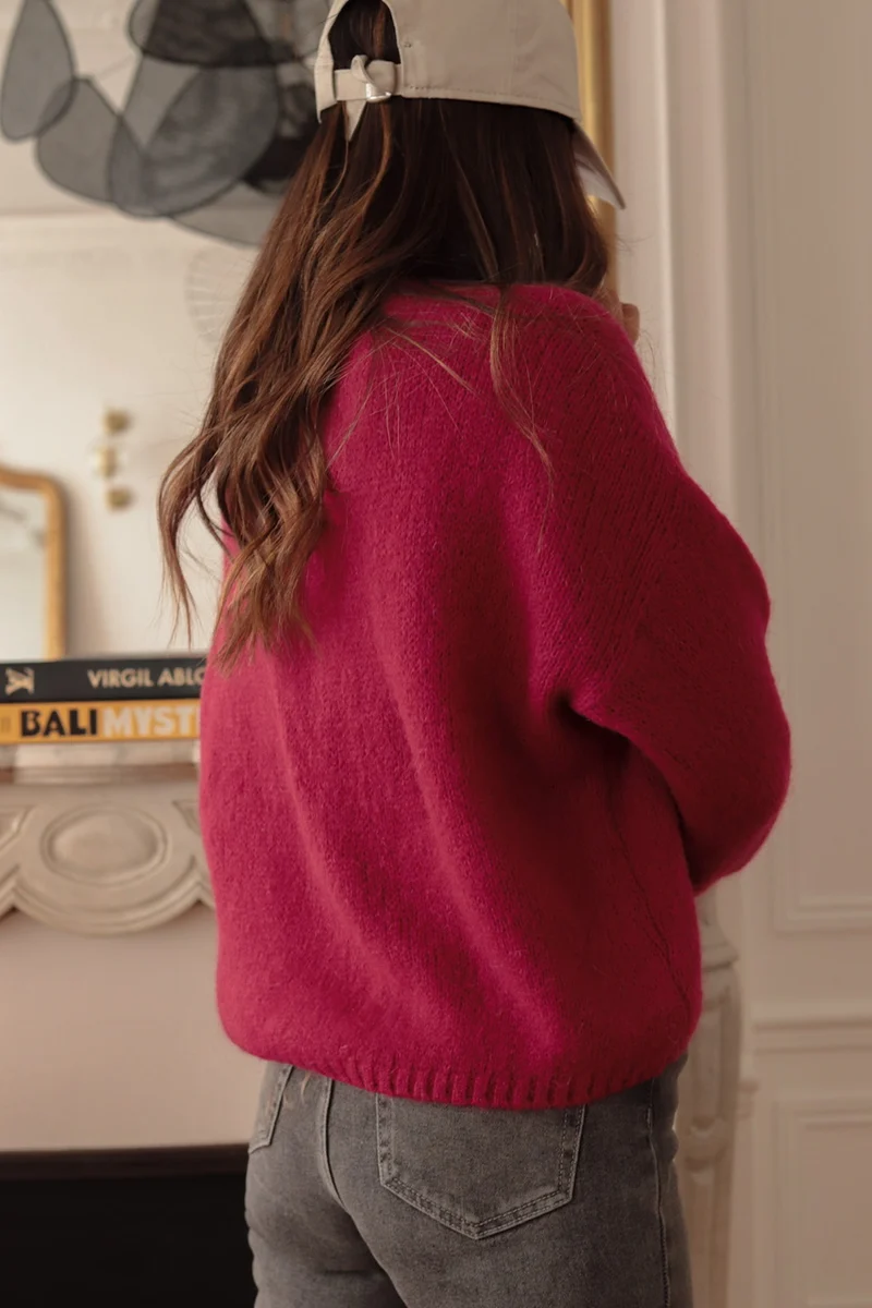 Pull Catalina framboise