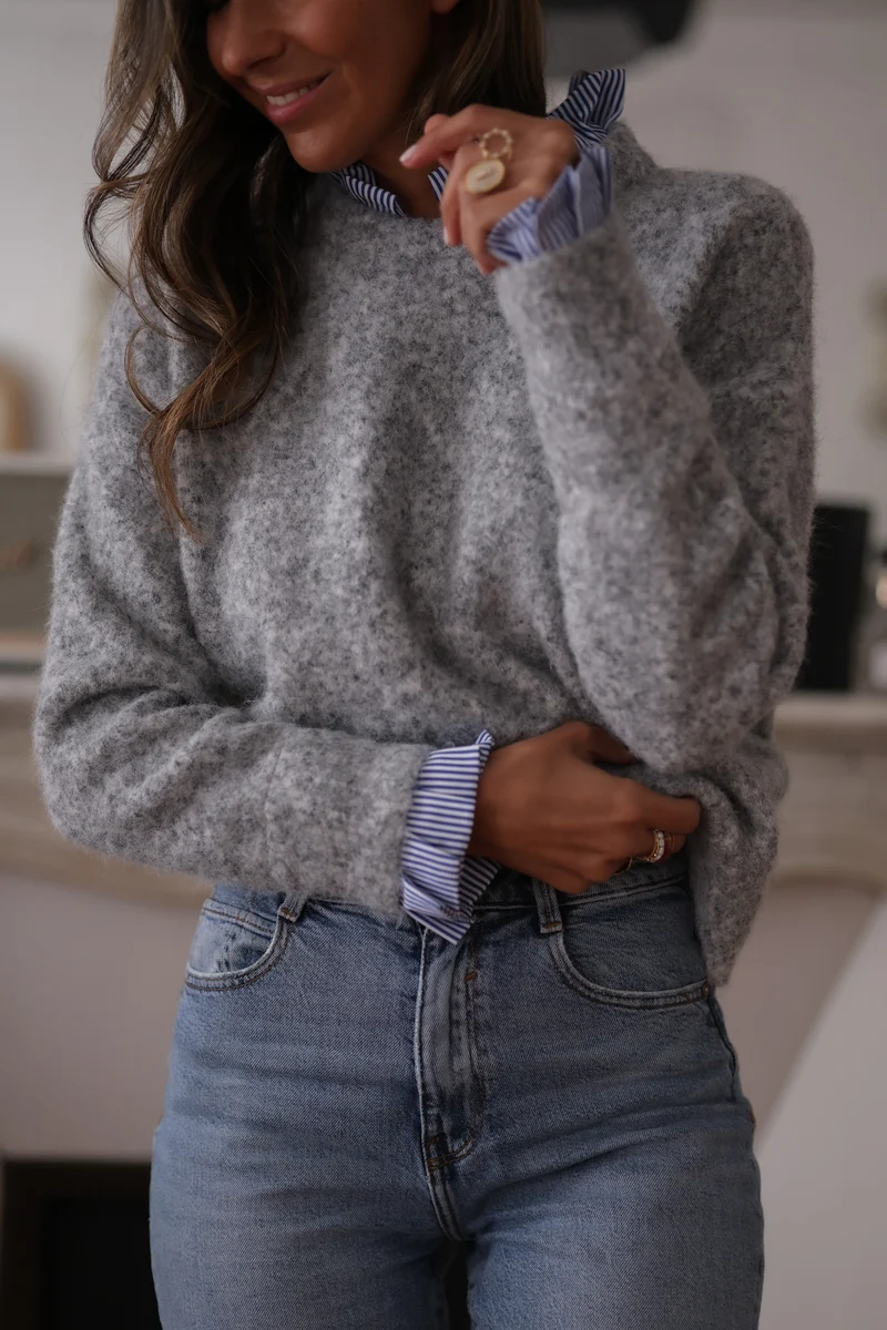 Pull Gaspard gris