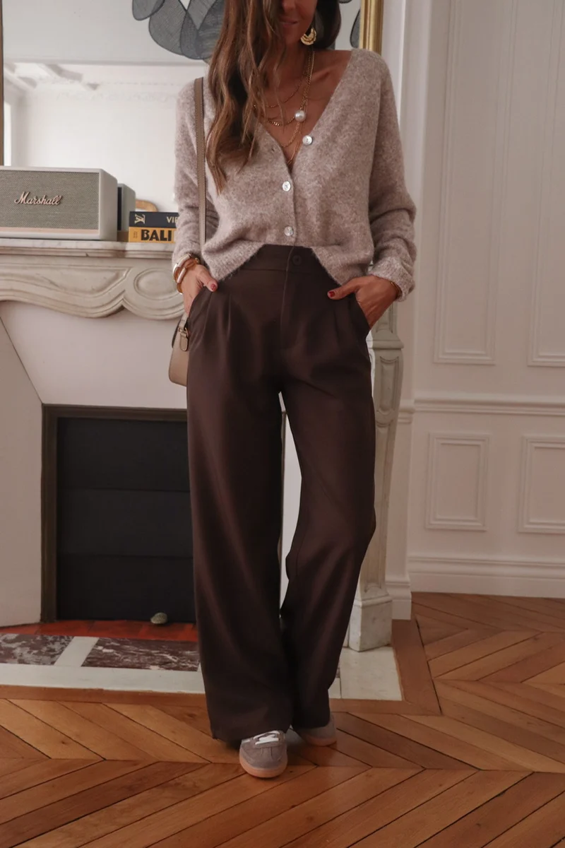 Pantalon Eddie Choco