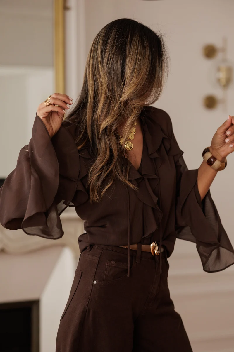 Blouse Maja à volant