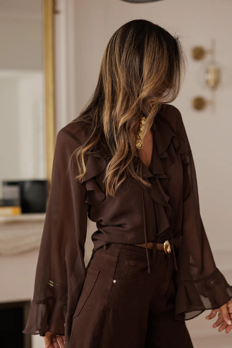 Blouse Maja à volant