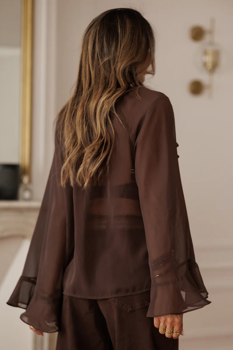 Blouse Maja à volant